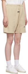 Fear of God ESSENTIALS SSENSE Exclusive Beige Fleece Sweat Shorts