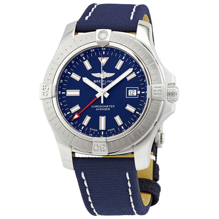Photo: Breitling Avenger GMT 45 Automatic Blue Dial Watch A32395101C1X2