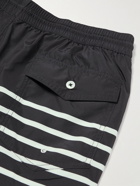 Ralph Lauren Purple label - Amalfi Short-Length Striped Swim Shorts - Blue