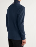 THOM BROWNE - Slim-Fit Ribbed Cotton Rollneck Sweater - Blue - 0