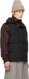Maharishi Black 1382 Padded Asym Tech Vest