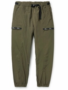 WTAPS - Tapered Belted Nylon Cargo Trousers - Green