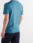 MASSIMO ALBA - Panarea Watercolour-Dyed Cotton-Jersey T-Shirt - Blue