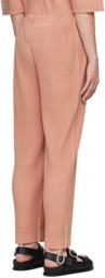 HOMME PLISSÉ ISSEY MIYAKE Pink Monthly Color March Trousers