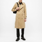 Burberry Men's Kensington Classic Trench Coat in Honey