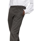 Jil Sander Grey Flat Front Trousers