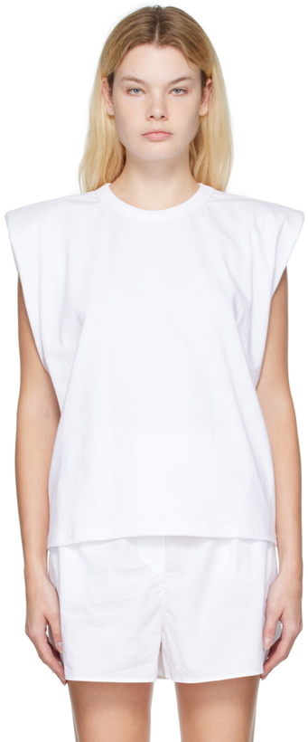 Photo: The Frankie Shop White Eva T-Shirt
