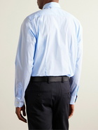 Paul Smith - Slim-Fit Cotton-Blend Poplin Shirt - Blue