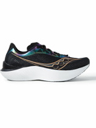 Saucony - Endorphin Pro 3 Metallic Mesh Running Sneakers - Black