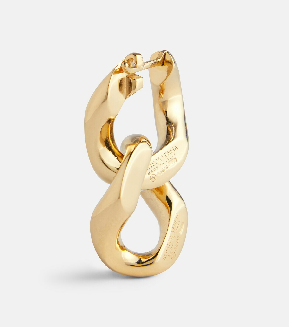 Bottega Veneta Gold-plated sterling silver drop earrings