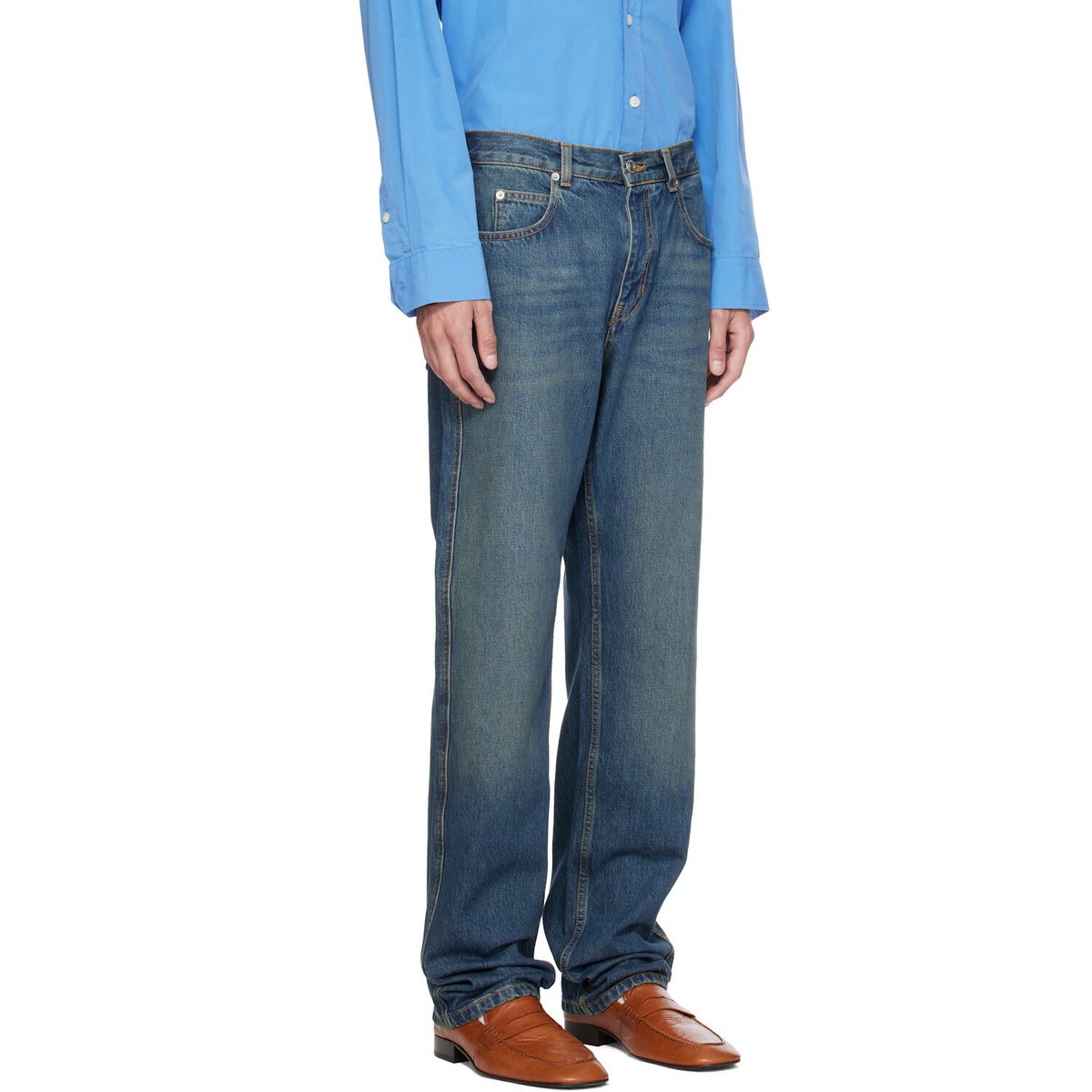 Isabel Marant Blue Lewys Jeans