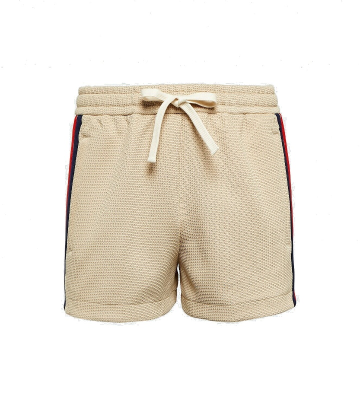 Photo: Gucci - GG embroidered drawstring shorts