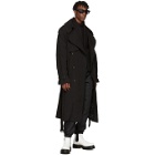 D.Gnak by Kang.D Black Classic Trench Coat