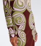 La DoubleJ Kells Swirl jersey maxi dress