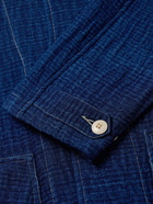 Folk - Prism Cotton-Seersucker Jacket - Blue