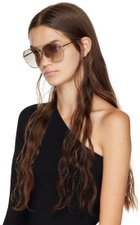 Victoria Beckham Gold VB230S Sunglasses