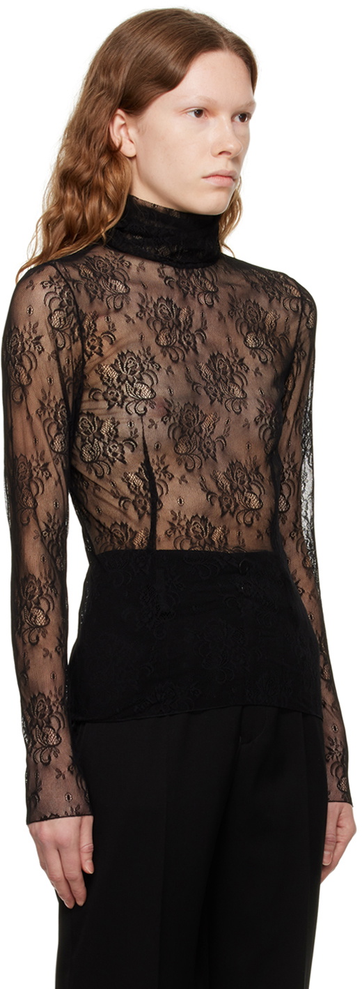 Mazie Lace Turtleneck