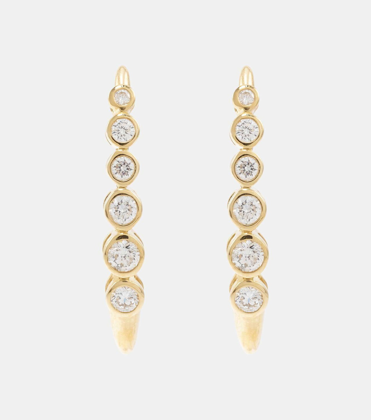 Ondyn Crest 14kt yellow gold earrings with diamonds