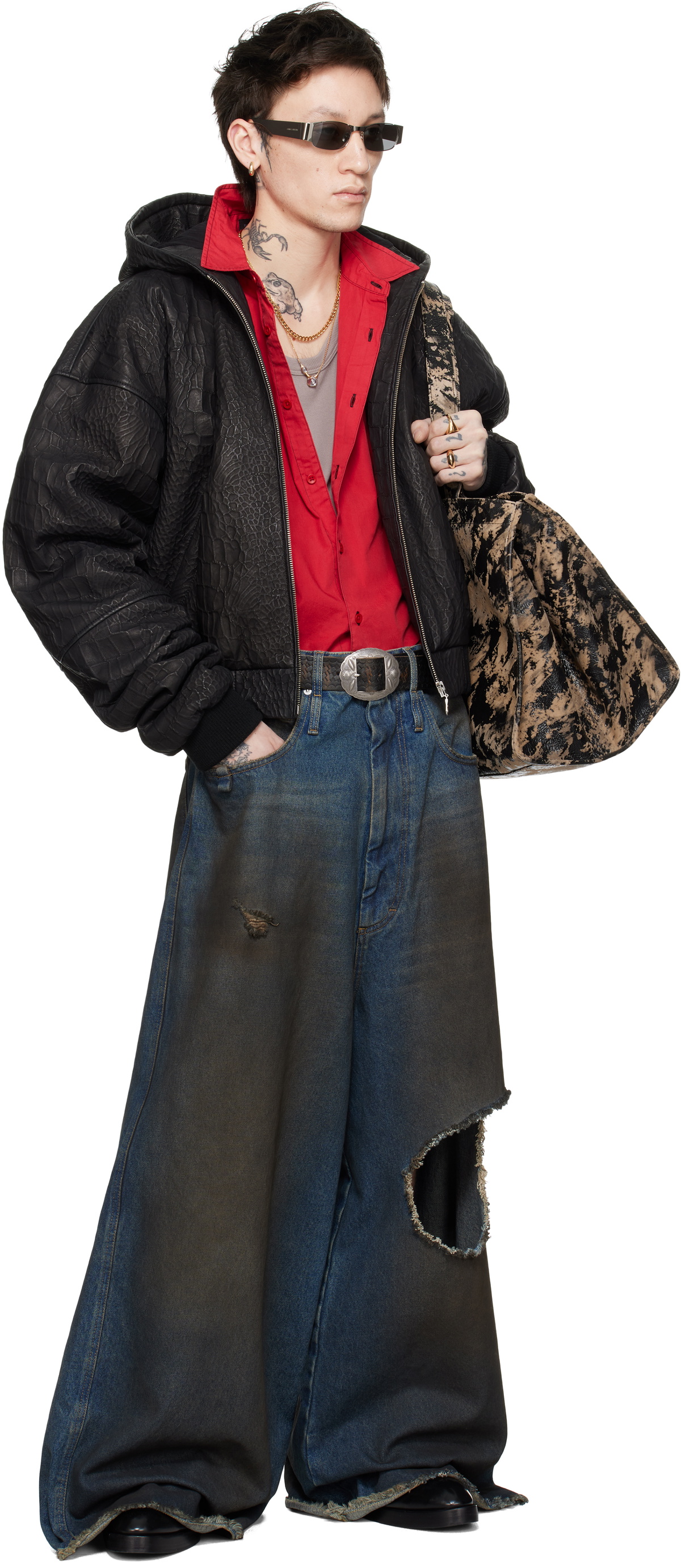 【LU'UDAN】 dumpster denim 25SS Lu'u Dan Radiation Dumpster Denim Jeans White – ESSXNYC