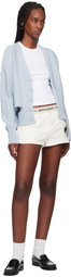 Palm Angels Off-White Oval Palm Sweat Shorts