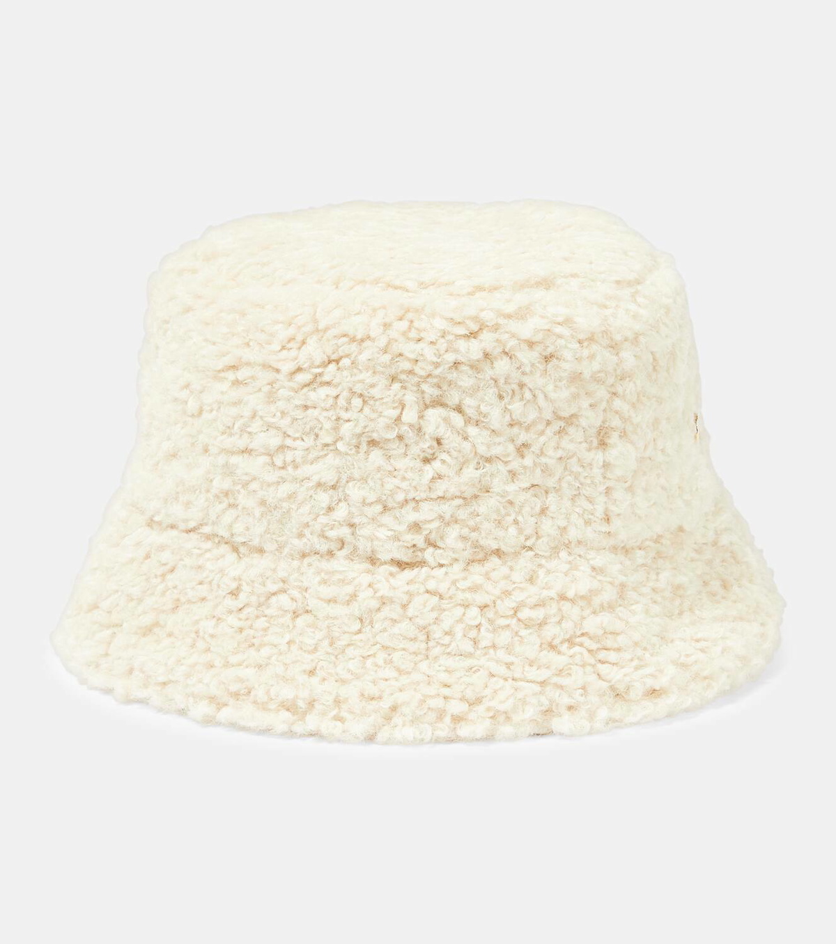 Stella Mccartney Faux Shearling Bucket Hat Stella Mccartney