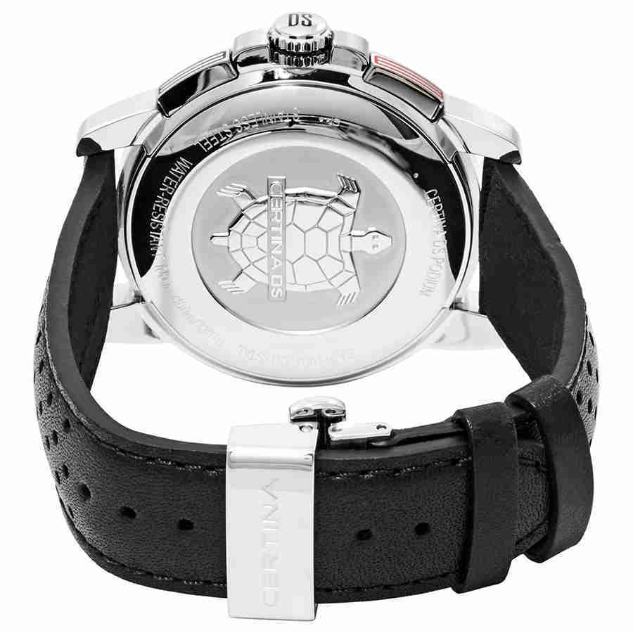 Certina DS Podium Chronograph Lap Timer Black Dial Mens Watch C034.453.16.057.00