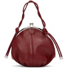 Ys Red Clasp Round Pochette Bag