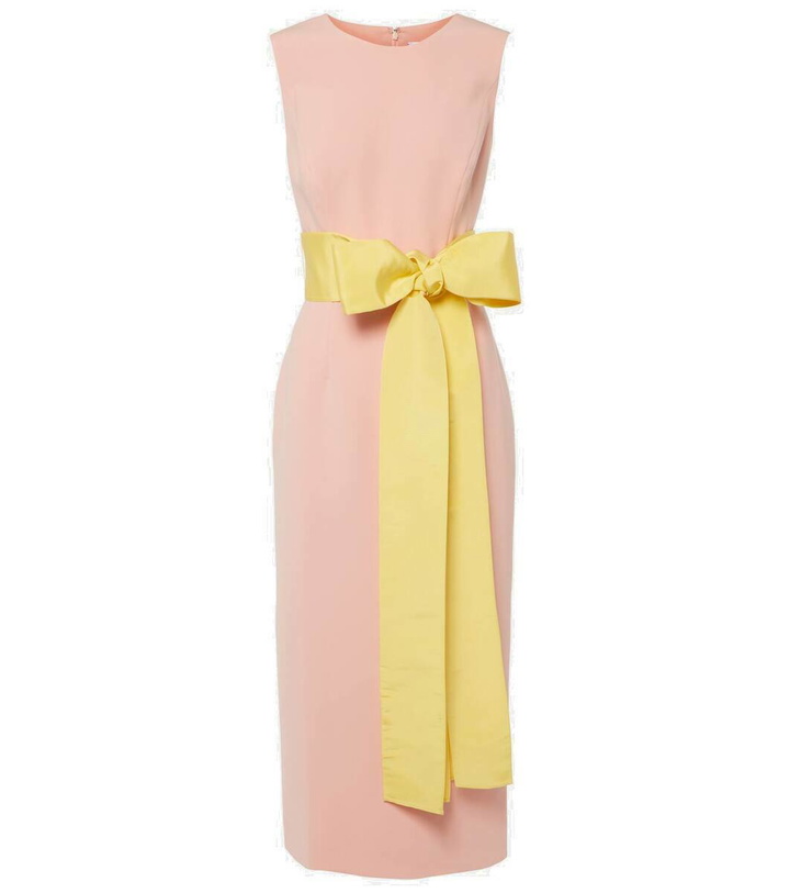 Photo: Carolina Herrera Bow-detail crêpe midi dress