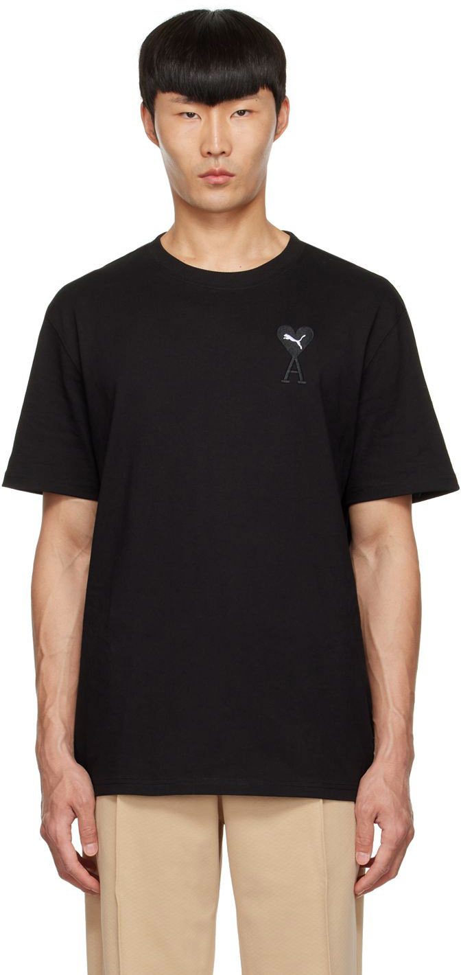 AMI Alexandre Mattiussi Black Puma Edition T-Shirt AMI Alexandre