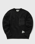 Gramicci X And Wander Print Sweatshirt Black - Mens - Sweatshirts