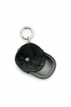 Diesel Baseball hat charm with Oval D embroidery - Charms and Keyrings - Unisex - Black