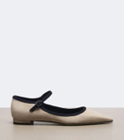 Manolo Blahnik Perdiccamod suede ballet flats