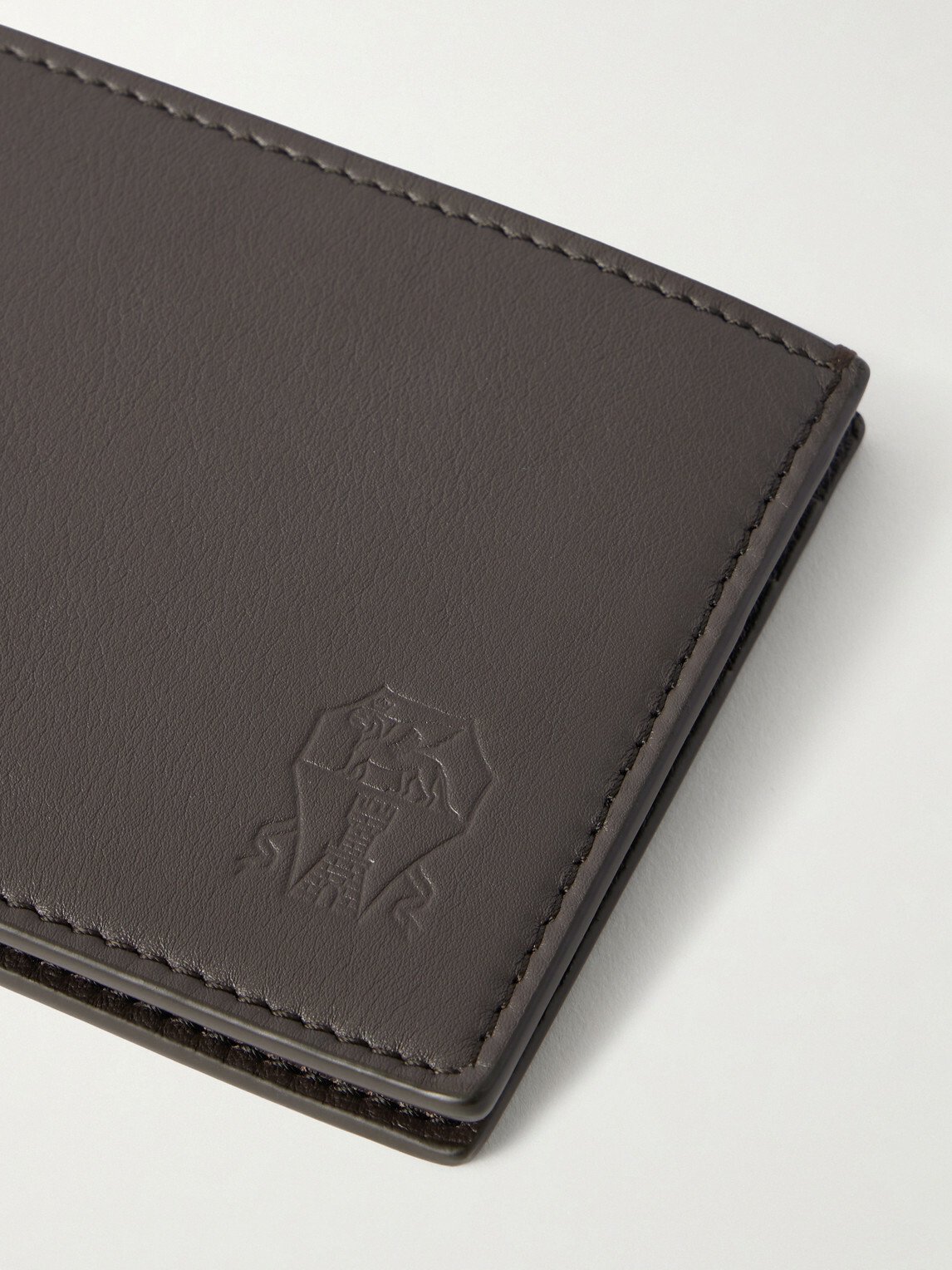 Brunello Cucinelli - Logo-Debossed Leather Billfold Wallet With Money Clip