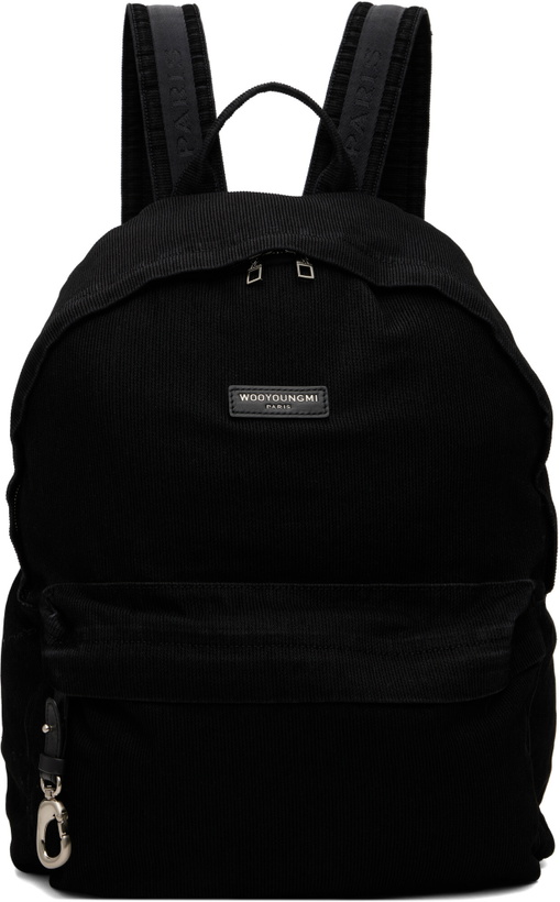 Photo: WOOYOUNGMI Black Mens Backpack