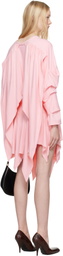 Ashley Williams Pink Wing Minidress