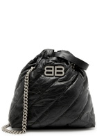 Balenciaga Crush Small Quilted Leather Bucket bag - Black - One Size