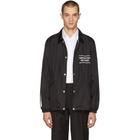 Maison Margiela Black Transaction Declined Receipt Jacket