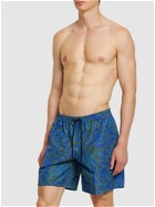 VERSACE Barocco Printed Nylon Swim Shorts