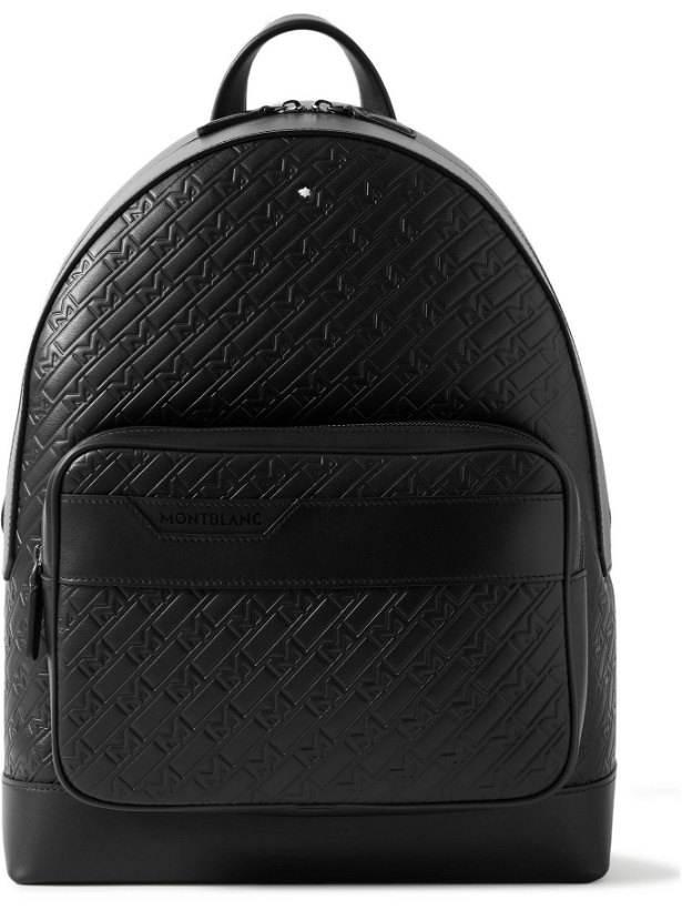 Photo: Montblanc - M_Gram 4810 Logo-Embossed Leather Backpack