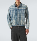 A.Presse No.213 checked denim jacket