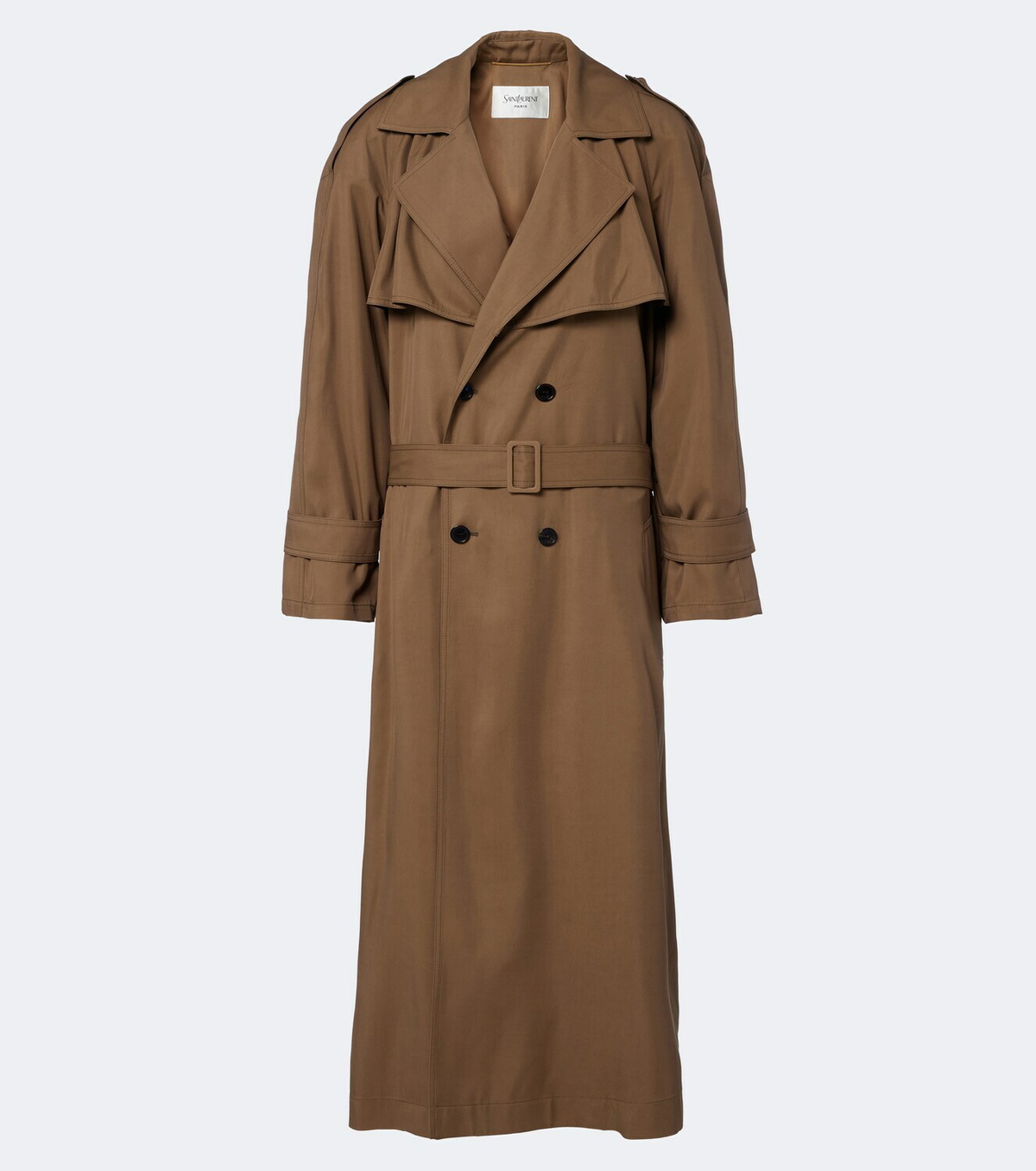 Saint Laurent Oversized double-breasted trench coat