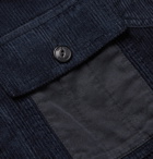Belstaff - Rake Canvas-Trimmed Cotton-Corduroy Shirt Jacket - Blue