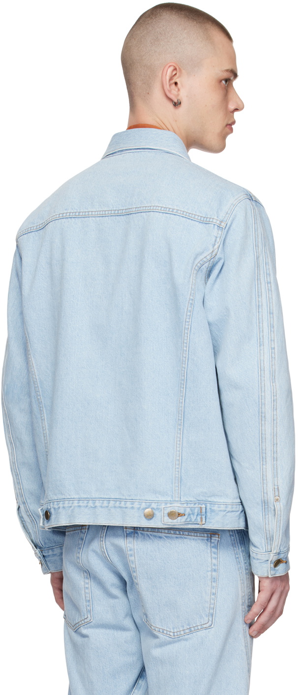 NVRFRGT Blue Faded Denim Jacket
