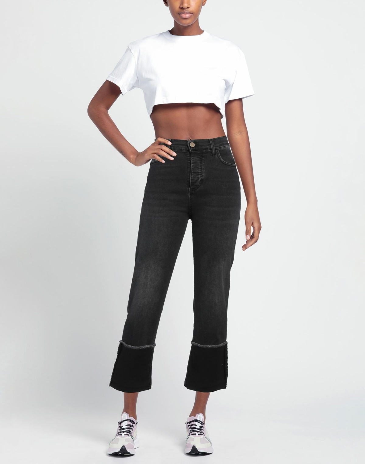 Alessia Santi Womens Jeans in Black