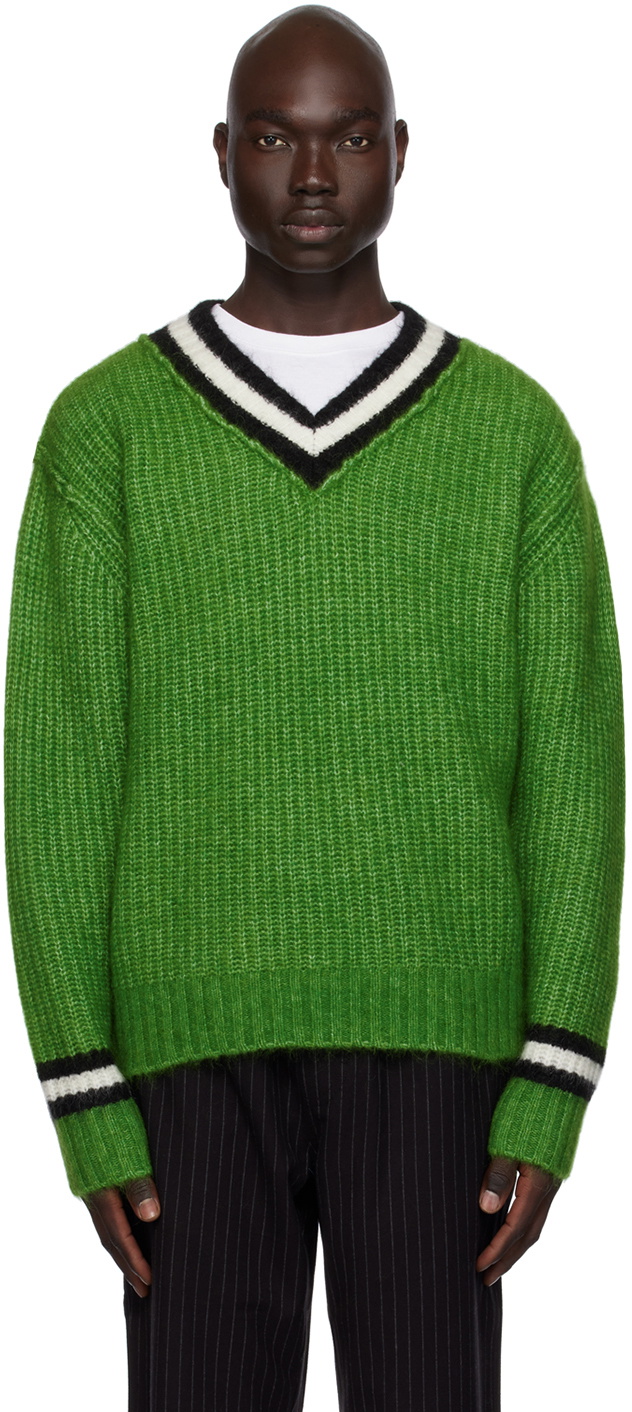 Stüssy Green Tennis Sweater Stussy
