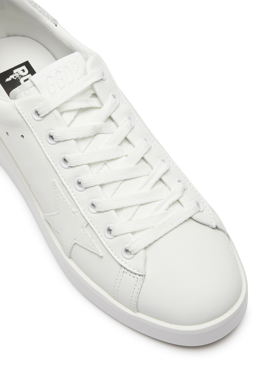 Golden Goose Pure Star Leather Sneakers White Golden Goose