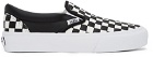 Vans Black & White Slip-On VLT LX Sneakers
