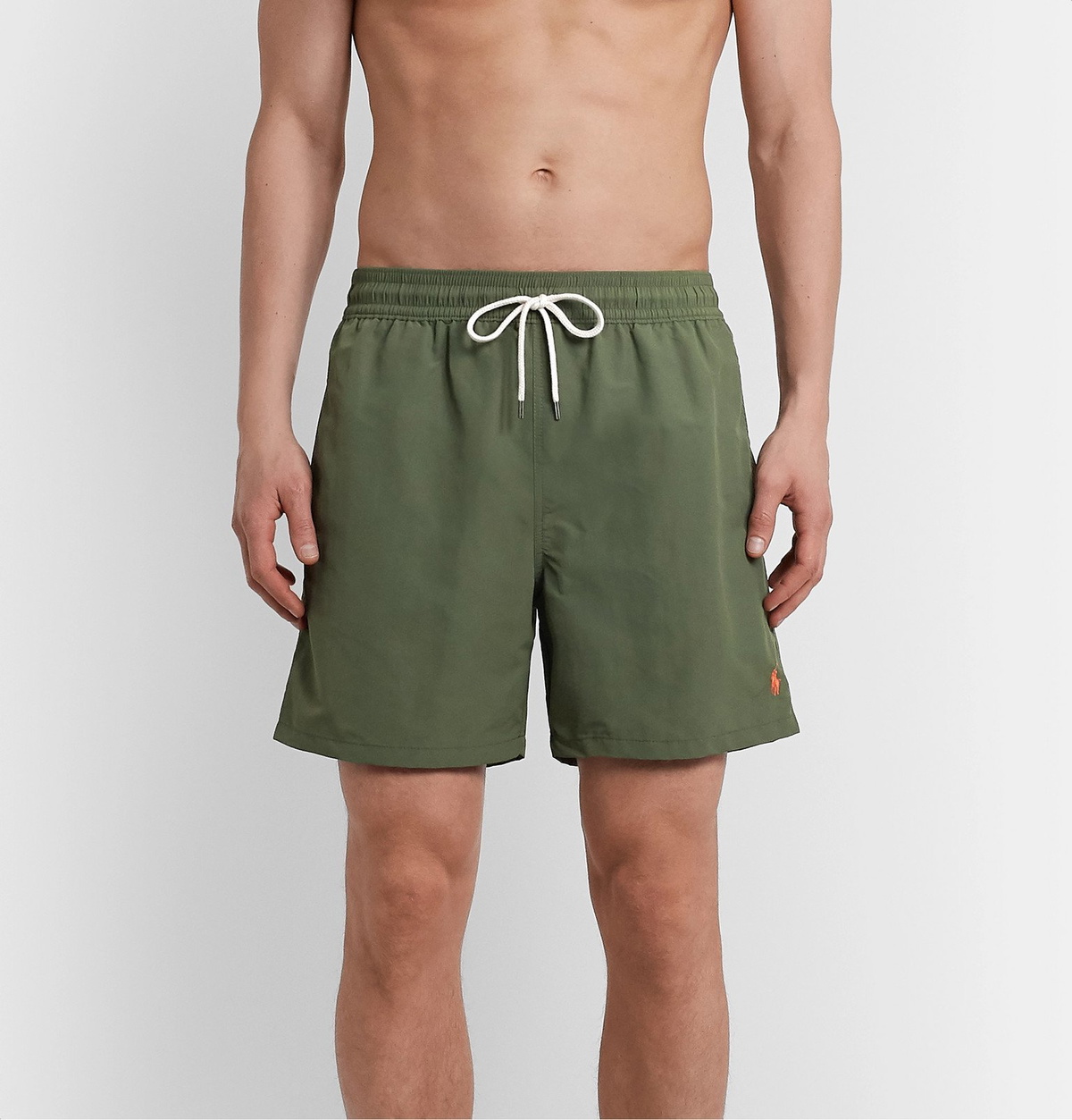 Polo Ralph Lauren - Traveler Mid-Length Swim Shorts - Green Polo Ralph ...