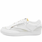 Maison Margiela x Reebok Club C Sneakers in White/Off White