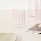 Fazeek Wave Glass - Set of 2 in Pink